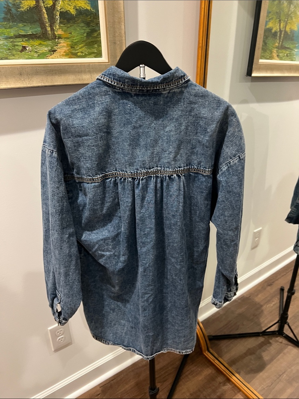 Anthropologie Denim Shirt - Picture 4 of 5